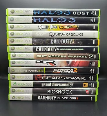 Xbox 360 Game Lot ** With Case And Manual ** • $12