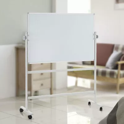 Dry Wipe Magnetic Standing Office Whiteboard Notice Memo White Board Pen &Eraser • £89.95