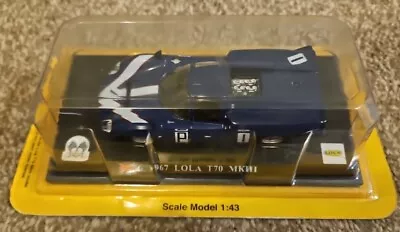 Del Prado 1967 Lola T70 MKIII Scale Model 1:43 - Mint In Box  • £12.99