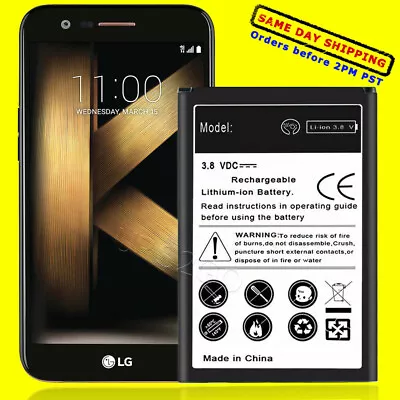 High Capacity 3920mAh Extended Slim Battery For T-Mobile LG K20 Plus TP260 Phone • $22.93
