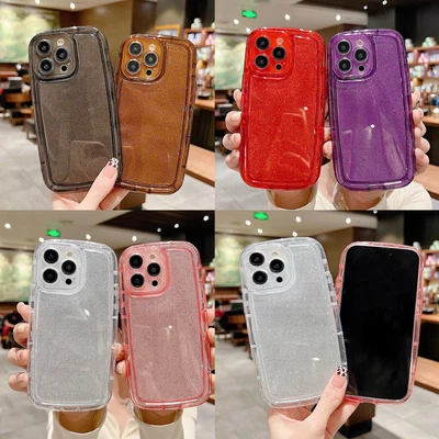 $9.56 • Buy For OppoA17 A96 A57 A77 A95 K10 Anti-fall+Glitter Silicone Back Case Phone Cover