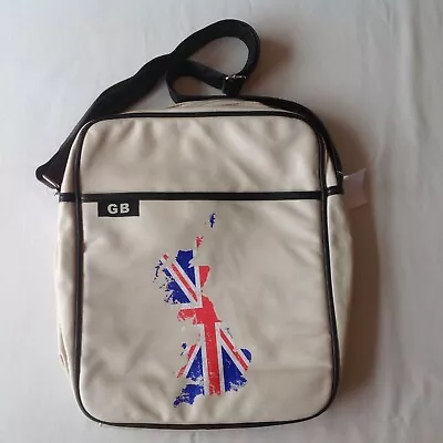 Team Gb ~ Crossbody Messenger Bag ~ Olympics ~ Cream With Union Jack ~ New • £16.99