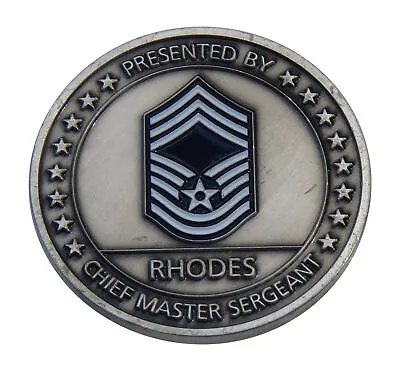US Air Force RHODES Presented By Chief Master Sergeant Challenge Coin • $15.95
