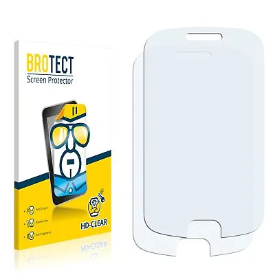 2x Screen Protector For Samsung Galaxy Fit S5670 Clear Protection Film • £4.69