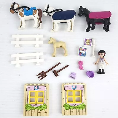 LEGO Friends Horse Stable Accessories Fence Animals Foal Bulk Lot Bundle  • $44.90