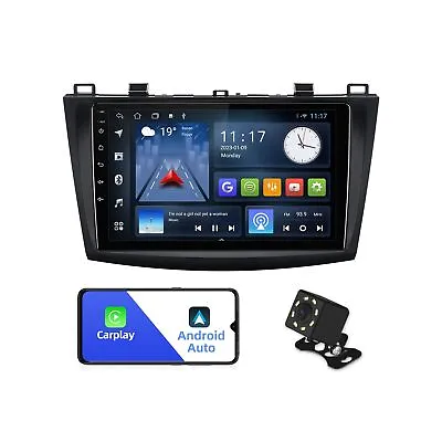 Android 10 Double Din Car Stereo For Mazda 3 2010 2011 2012 2013 With 9 Inch ... • $188.75