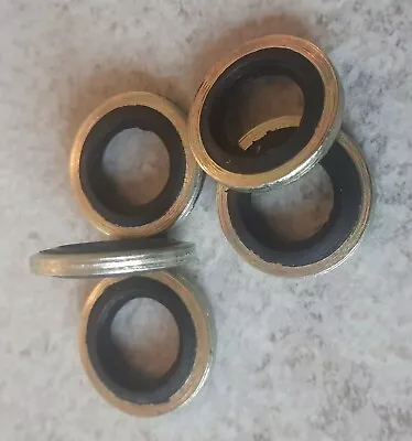 Metric - Imperial (BSP) Bonded Seals -  Dowty Washers  - All Sizes PACK 5 • £3.81