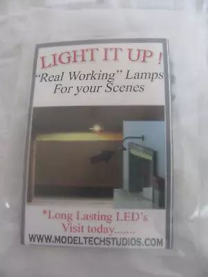 Model Tech Studio O Scale Depot / Station Building Light Up LED Gooseneck Lamps • $19.99