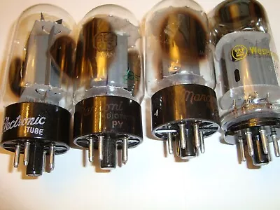 One Quad Of Assorted 6L6GC Tubes GE Marconi & Others One From Japan • $59