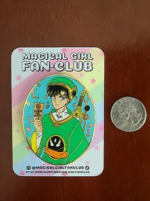 Sailor Moon Tuxedo Mask Cosplayed As Syaoran Li From Cardcaptor Saku Enamel Pin • $24.89