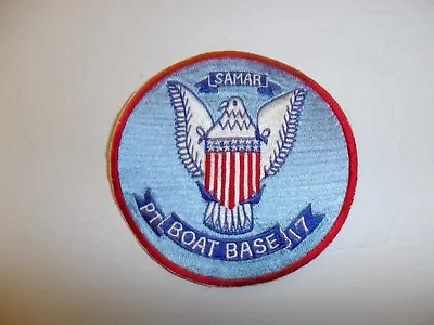 B2095 WW2 US Navy PT Patrol MTB  Motor Torpedo Boat Base 17 Patch PB11 • $27