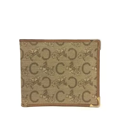 CELINE C Macadam Horse Carriage  PVC Bifold Wallet/7Y0078 • £0.81