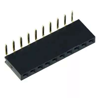 £2.45 • Buy 2.54mm 0.1  PCB Female Header Socket Single Or Double Row Connector