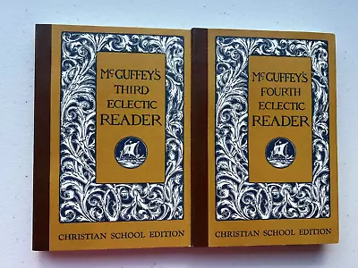 McGuffey's Third & Fourth Eclectic Reader Revised Ed Christian School Ed PPBs • $14.97