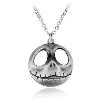 Nightmare Before Christmas Jack Skellington Necklace Pendant Jewellery Chain • £5.99