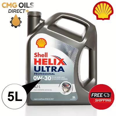 £39.99 • Buy Shell Helix Ultra 0w30 C2 Aj-l (st Jlr.03.5007)(6000060086)fully Synthetic