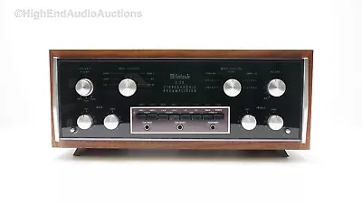 McIntosh C28 - Audiophile Hifi Solid State Stereo Preamplifier W Wooden Cabinet • $1400