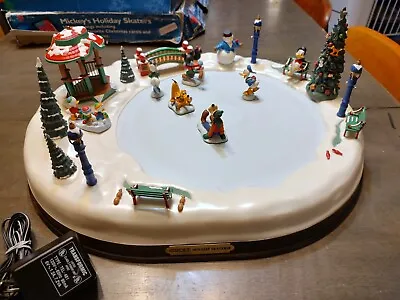 Mickeys Holiday Skaters Mr Christmas Mickey Unlimited • $135