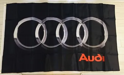 AUDI VOLKSWAGEN VW VOLKS GOLF A4 RS 3x5ft FLAG BANNER DRAPEAU MAN CAVE GARAGE • $18.47