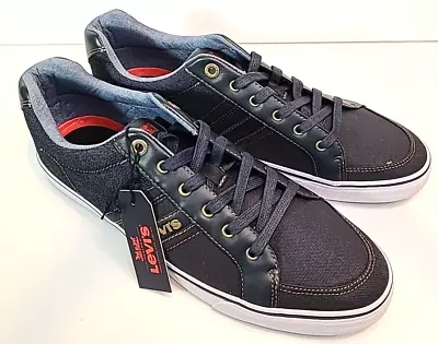 Levi's Denim & Canvas Low Top Tennis Shoes Sneakers Men's SZ 11 BRAND NEW W/TAGS • $19.99