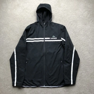 £40 • Buy Lacoste Sport Men’s Tracksuit Top Jacket Black Size XL