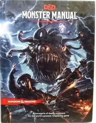 D&D Dungeons & Dragons Monster Manual-2014 1st Printing-9780786965618-Hardcover • $35.99