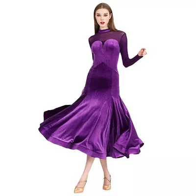 2024 NEW Latin Salsa Cha Cha Tango Ballroom Dance Dress Standard Dress #MY884 • £71.94