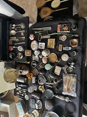 Lovely Unique Junk  Drawer Lot Antique & Vintage- Vanity Jewelry- 120 Items • $149