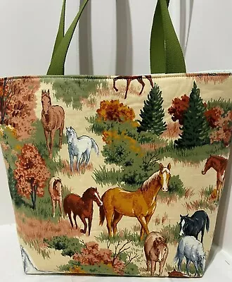 Horse Tote Bag Western Cowgirl Purse Shoulder Bag New Handmade  • $42.99