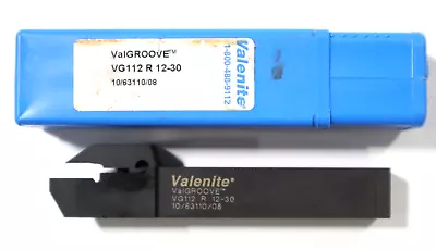 VALENITE ValGROOVE #VG112 R 12-30 3/4  TOOL HOLDER     C670 • $69.99