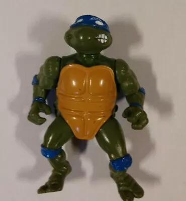 Vintage 1988 TMNT Ninja Turtles Leonardo Almost Complete Clean Hard Head • $14.99