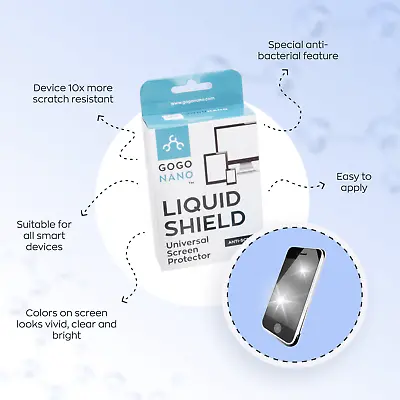 Nano Liquid Glass Screen Protector For Cell Phones Invisible Universal Film LCD • £25