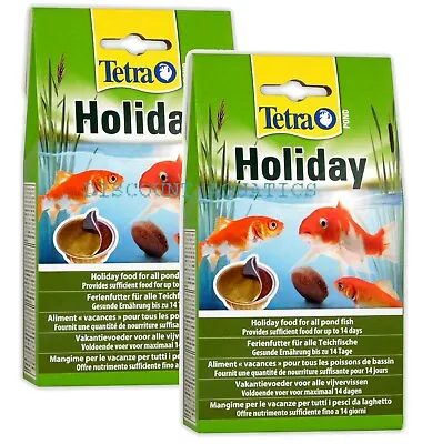 Pond Holiday Fish Food Lasts 2 Weeks 14 Days Natural Tetra Koi Garden • £7.74