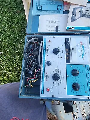 Vintage B&K CRT Model 465 Cathode Ray Tube Tester W Instructions For Parts • $59.99
