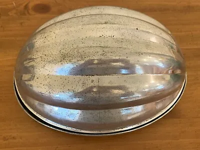 Vintage ROWOCO 9” Aluminum Metal Tin Jello Shell Mold Pan With Lid Portugal • $8.29
