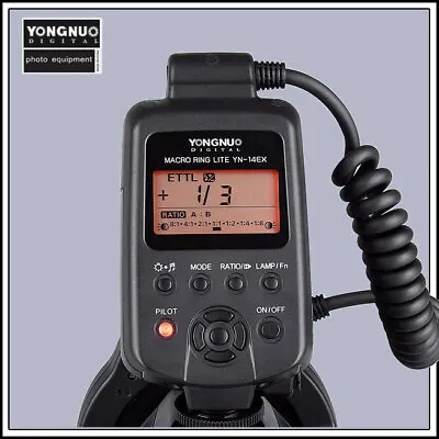 YONGNUO YN-14EX TTL LED Macro Ring Lite Flash Light For Canon 5D 6D 7D 60D 700D • $112