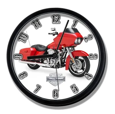 Harley Davidson Road Glide Red Clock NEW • $23.49
