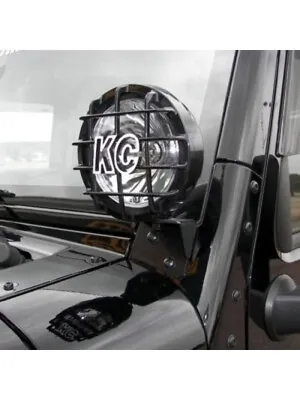 KC Hilites A-Pillar Windshield Light Mount Bracket Set For 07-18 Jeep JK (7316) • $180.36