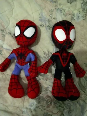 Marvel Spider-verse Spidey Amazing Friends Plush Toys 9  Tall • £10