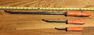 Matco Tools Lot Of 3 Prybars Pry Bar Orange  • $150