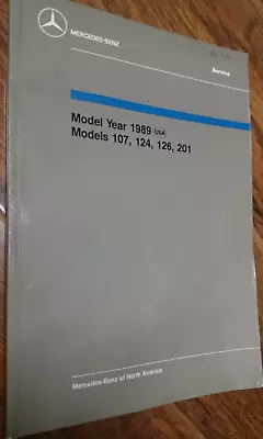 Mercedes Benz 1989 107 124 126 201 Service Manual Shop Book Used • $20