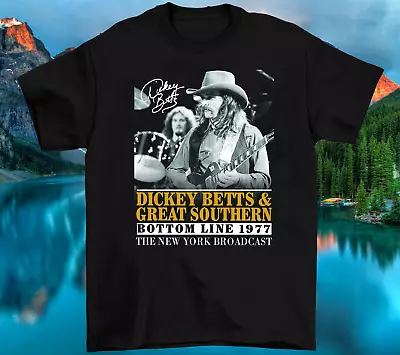 Dickey Betts Live In Concert Heavy Cotton Black All Size Unisex Shirt MM1337 • $18.04