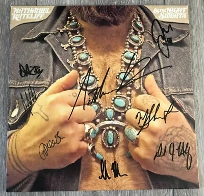 Nathaniel Rateliff And The Night Sweats Signed Vinyl Record Album Nathaniel +7 • £285.04