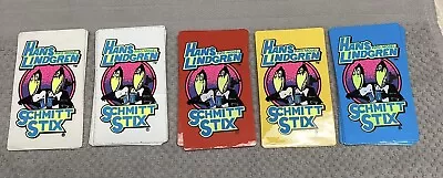 Schmitt Stix Hans Lindgren Neon 80's OG Vintage Skateboard Stickers • $8