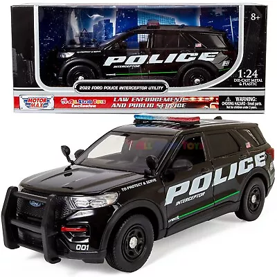 2022 Ford Explorer Police Interceptor Promo Version 1/24 Diecast Motormax 76992 • $22.99