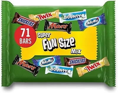 71 Bars Mars Snickers Twix Bounty Milkyway Assorted Chocolates 1425g • £13.98