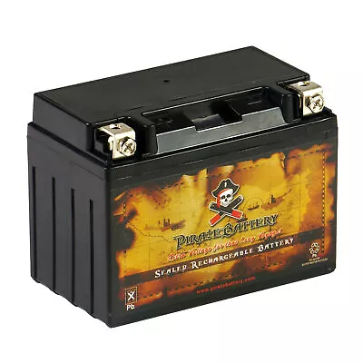 $43 • Buy YTX12-BS High Performance - Maintenance Free - Sealed AGM Motorcycle Battery
