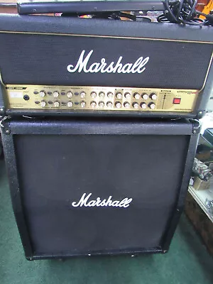 Marshall Half Stack Avt150h Amp & Mg412a Cabinet W/ Pedal • $650
