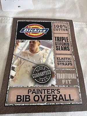 Mens Dickies Off  White Painters Bib Overall 30x30 • $45