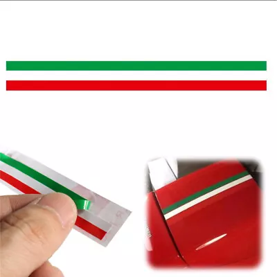 Car Italian Italy Flag Sticker Strip Decal Badge Bright Color Decor Accessories • $4.39